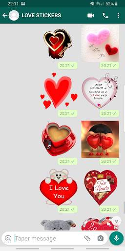 Love stickers for whatsapp ❤️ WASTICKERAPPS screenshot 2