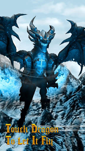 3D ice dragon live wallpaper screenshot 1