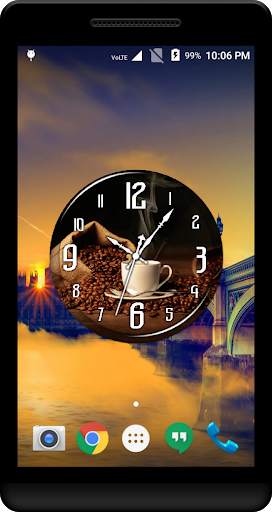 Coffee Clock Live Wallpaper screenshot 2