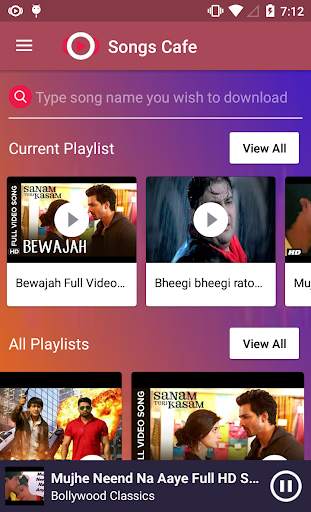 Songs Cafe - Mp3 Music Player screenshot 2