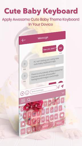 Cute Baby Keyboard screenshot 4