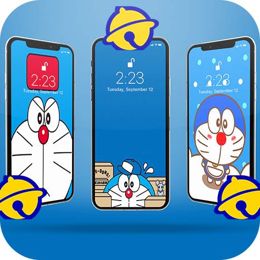 Kawaii Blue Cat Robot Wallpaper 1.0.0