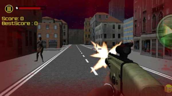 Zombie Apocalypse Three D: Death Target FPS screenshot 1