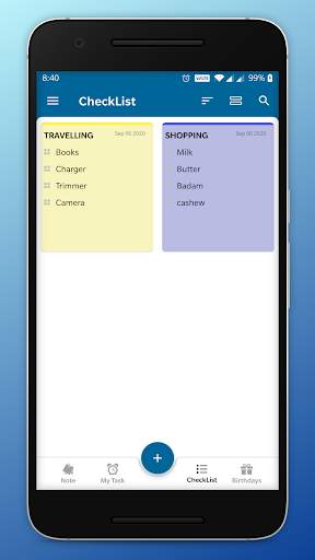 NotifyMe - Notes, Reminders and Birthdays скриншот 4