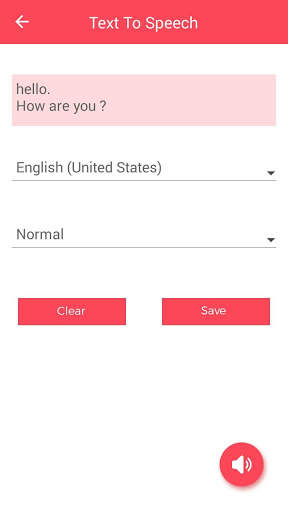 Speech to Text and Text to Speech screenshot 1