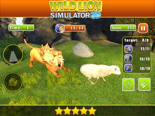 Wild Angry Lion Revenge Sim 3D स्क्रीनशॉट 13