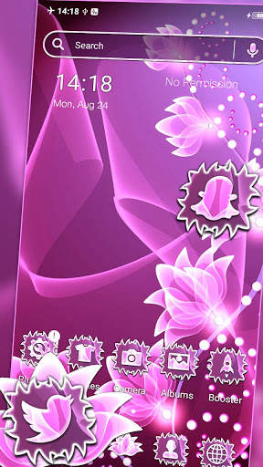 Abstract Flower Theme screenshot 1