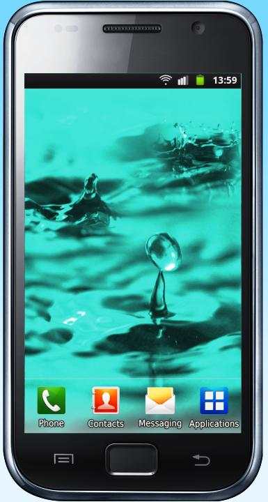 Water drops live wallpaper screenshot 4