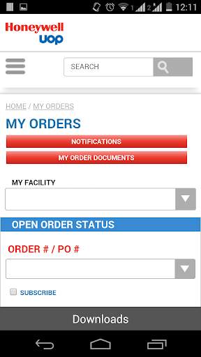 UOP Order Status screenshot 2