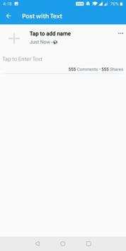 Fake Posts Maker for Tweets & Facebook screenshot 4
