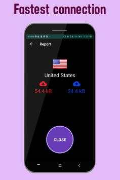 VPN سريعة - مجاني وكيل غير محدود والأمن واي فاي 3 تصوير الشاشة