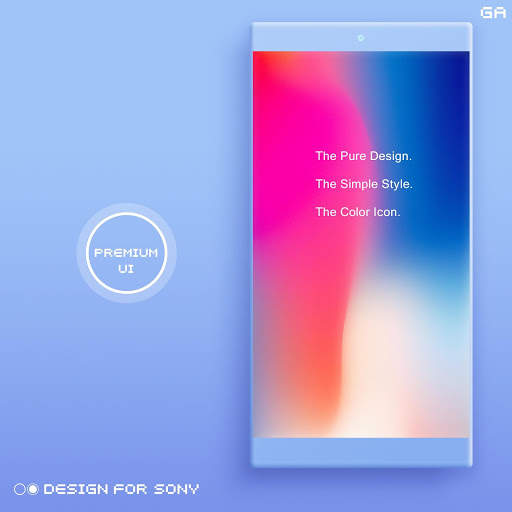 i XPERIA Theme | OS Style X 🎨Design For SONY screenshot 1