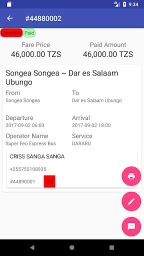 Safari Bus Agent screenshot 2