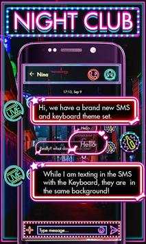 GO SMS PRO NIGHT CLUB THEME screenshot 1