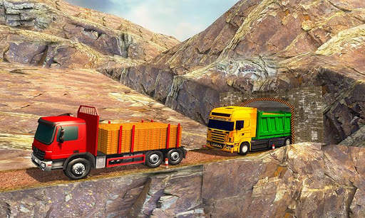 Bergauf Gold Transporter LKW fahren screenshot 1