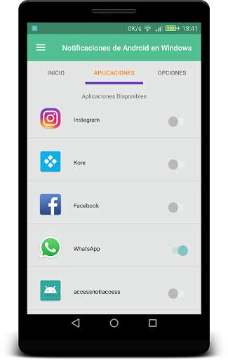 Notificaciones de Android en Windows screenshot 2