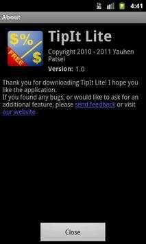TipIt Lite screenshot 2