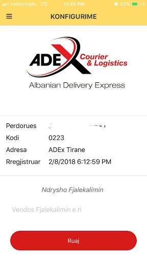Adex Couriers screenshot 1