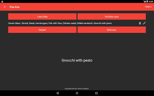 Randomizer  Rastgele Seçim Yapıcı - Karar Verici screenshot 19