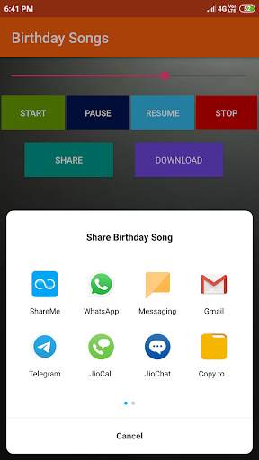 Telugu birthday songs screenshot 4