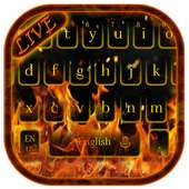 Flaming Fire Live Keyboard on 9Apps