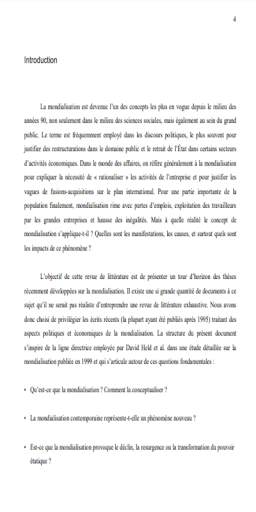 La mondialisation et ses effets Cours скриншот 4