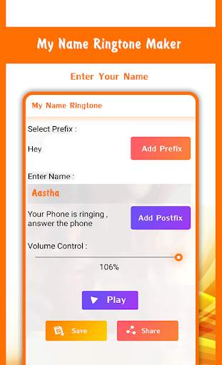 My Name Ringtone Maker screenshot 1