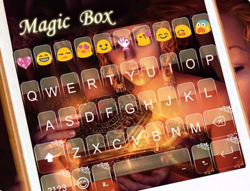 Magic Emoji Keyboard Wallpaper स्क्रीनशॉट 5