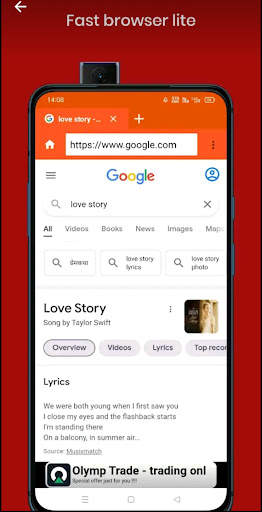 Fast browser lite - Data saver screenshot 2