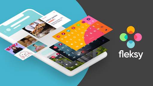 لوحة المفاتيح Fleksy emoji app 1 تصوير الشاشة