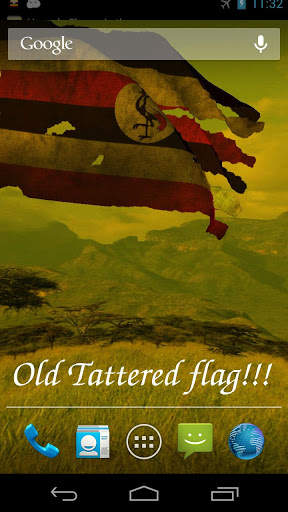 Uganda Flag Live Wallpaper screenshot 6
