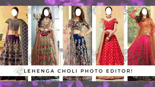 Lehenga Choli Photo Editor New screenshot 1