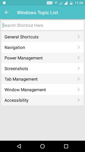 Keyboard Shortcuts 3 تصوير الشاشة