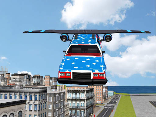Flying Limo Car Driving Fever screenshot 14