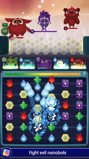 Dr. Schplot's Nanobots: Fun Match-3 Puzzles screenshot 2