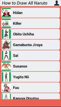 How to Draw All Naruto Characters screenshot 4
