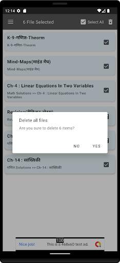 9th class math solution hindi screenshot 8