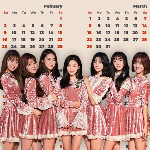 OH MY GIRL Calendar Widget 1.0