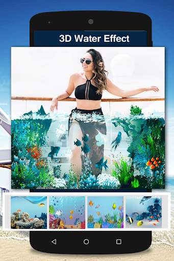 3D Water Effects : Aquarium Underwater Photo Frame screenshot 2