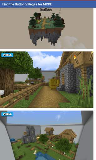 Finde die Knopfdörfer für Minecraft PE screenshot 3