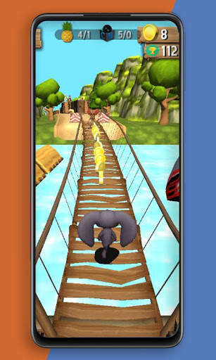 Zoo Jungle run: Fox and Rabbit Dash screenshot 5