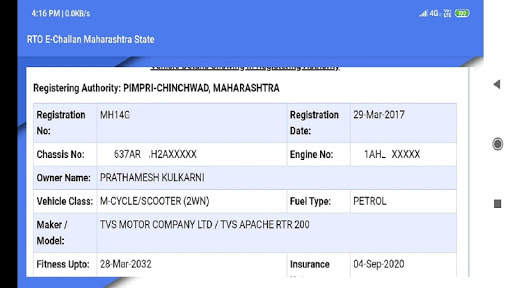 RTO E-Challan Maharashtra screenshot 6