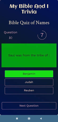 My Bible And I Trivia screenshot 1