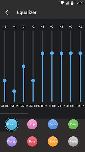 Lark Player Theme - Night screenshot 2