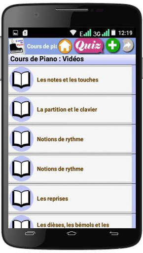 Cours de piano screenshot 1