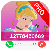 Beauty Princess Fake Call Cindrela icon