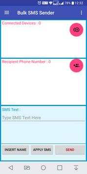 Bulk SMS Sender screenshot 1
