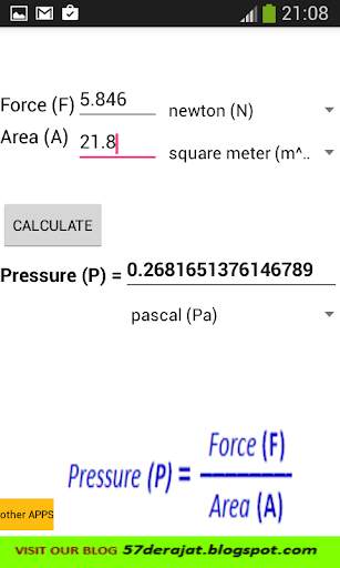 Pressure Converter Equation скриншот 2