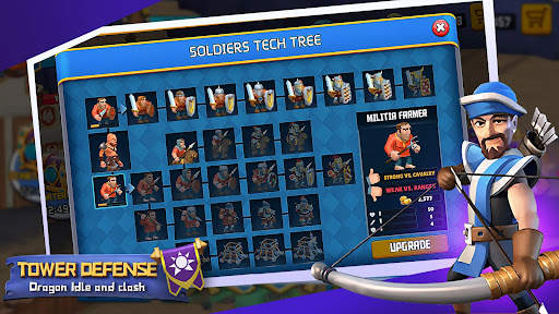 Tower defense:Idle and clash скриншот 3