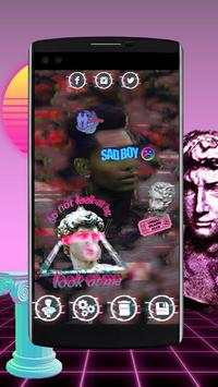 Aesthetic Photo Editor – Glitch Vaporwave Stickers screenshot 5